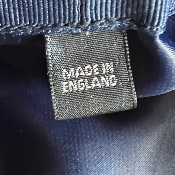 BURBERRYS Cap VINTAGE Blue Gray Black White Red Wool Tartan Newsboy Hat Size XL - Picture 6 of 10